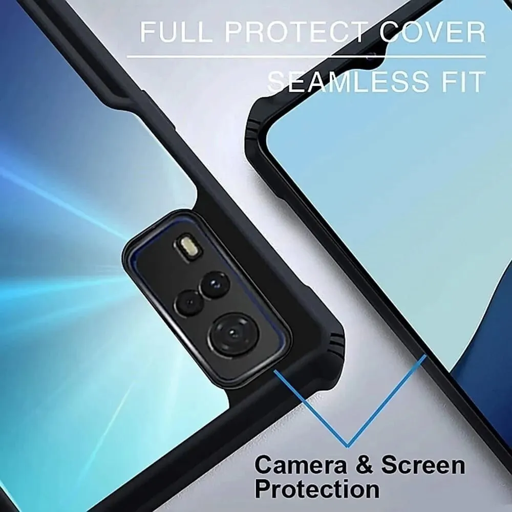Micvir Back Cover for VIVO Y31 (Transparent, Black, Shock Proof, Polycarbonate, Pack of: 1) — image 5 of 5