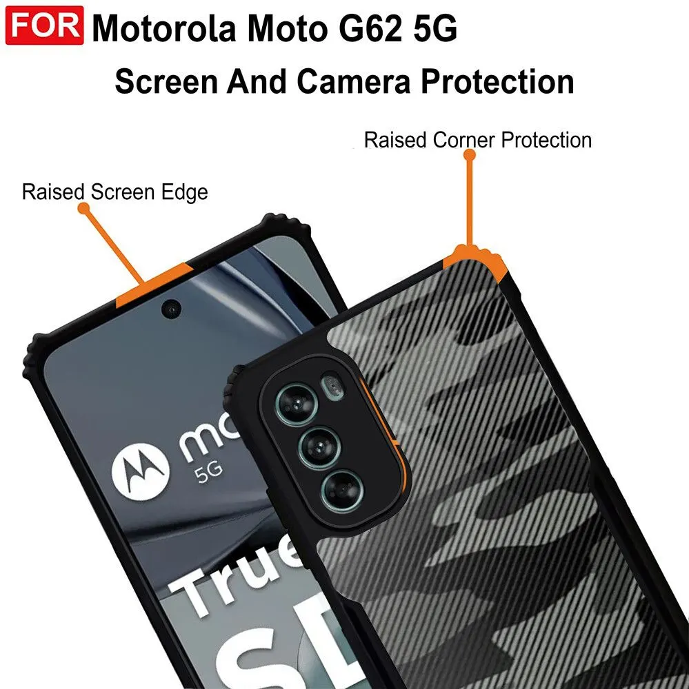 Micvir Back Cover for Motorola Moto G62 5G (Transparent, Shock Proof, Pack of: 1) — image 3 of 5
