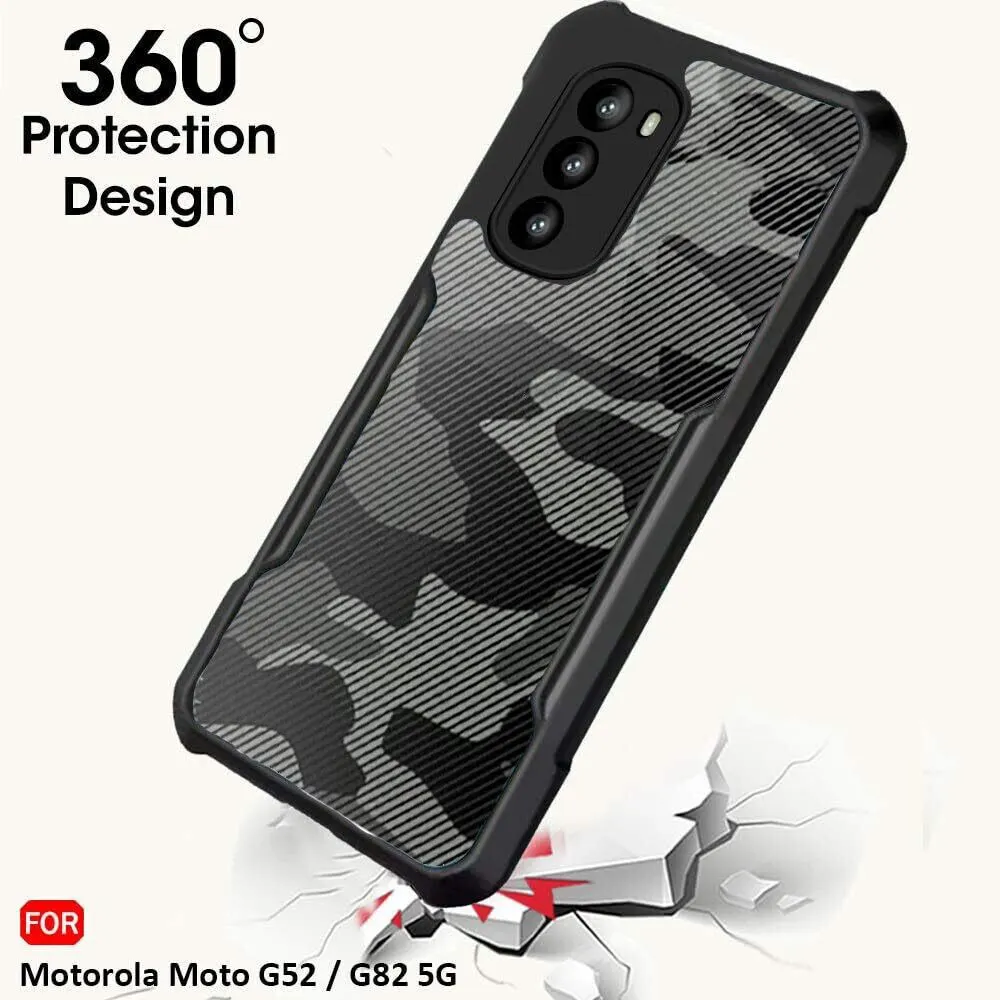 Micvir Back Cover for Motorola Moto G82 5G (Transparent, Black, Shock Proof, Pack of: 1) — image 2 of 5