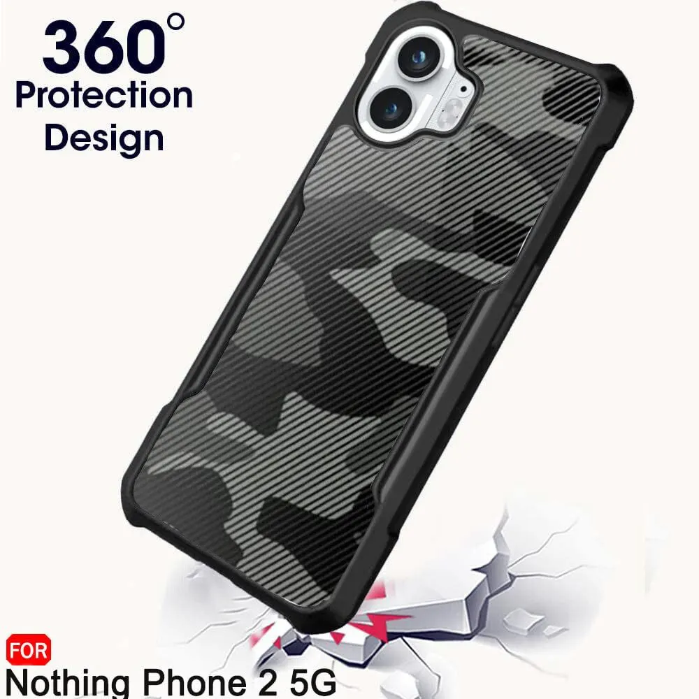 Micvir Back Cover for Nothing Phone (2) (Transparent, Black, Camera Bump Protector, Pack of: 1) — image 2 of 5