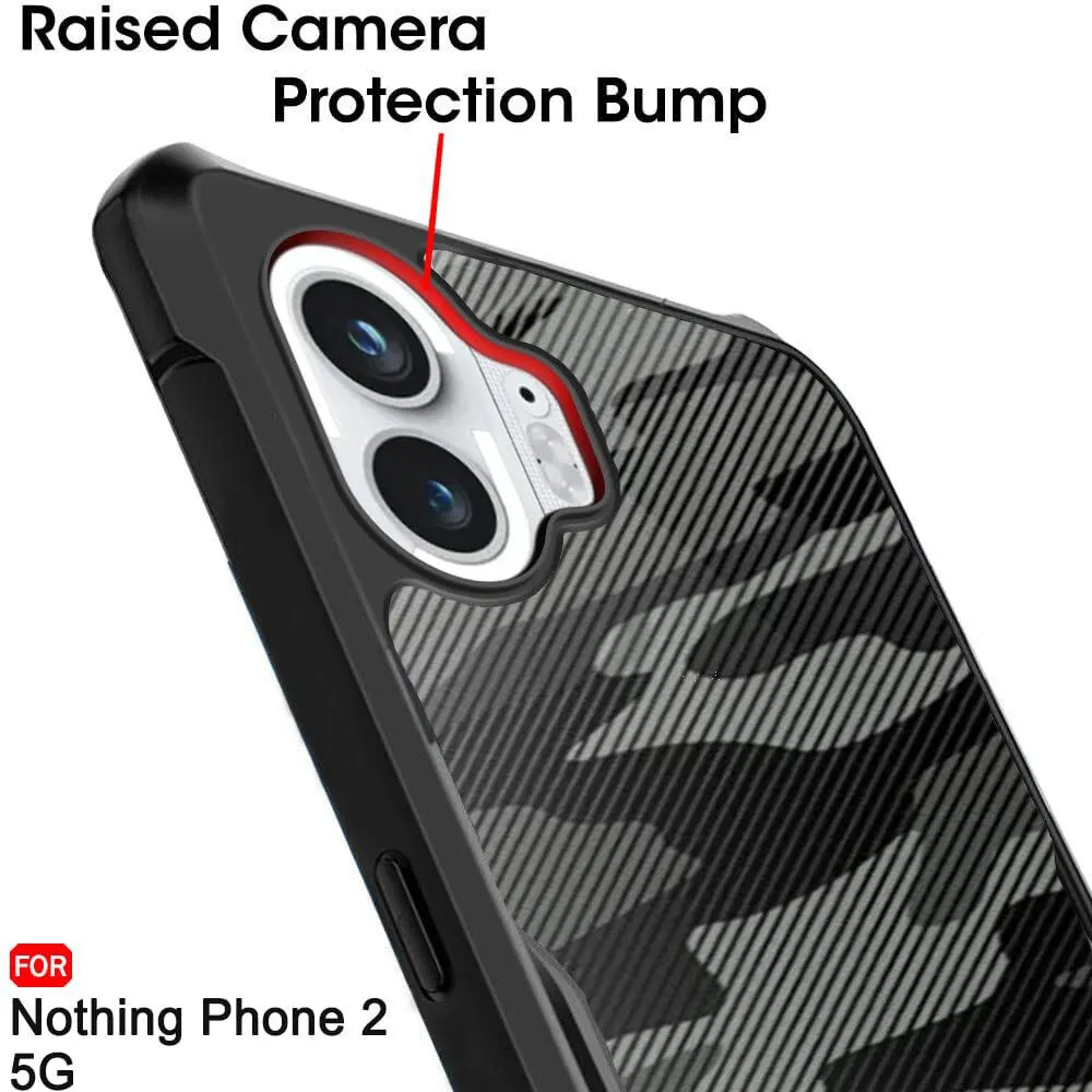 Micvir Back Cover for Nothing Phone (2) (Transparent, Black, Camera Bump Protector, Pack of: 1) — image 4 of 5