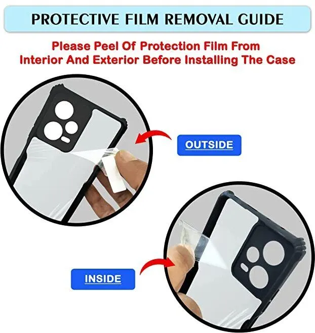 Micvir Back Cover for Realme 10 Pro 5G (Transparent, Black, Camera Bump Protector, Pack of: 1) — image 5 of 5