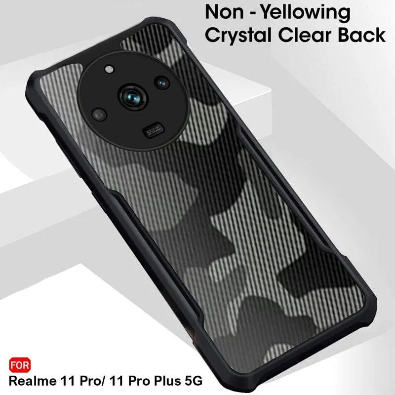 Micvir Back Cover for Realme 11 Pro (Transparent, Black, Shock Proof, Pack of: 1) — image 3 of 5