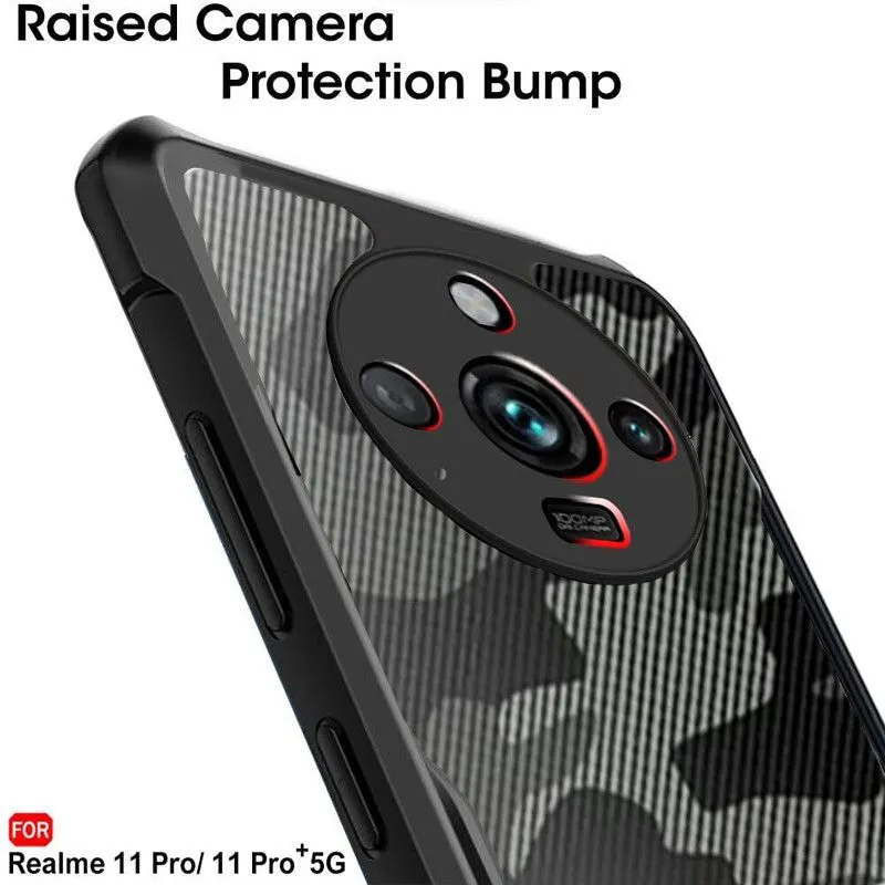 Micvir Back Cover for Realme 11 Pro (Transparent, Black, Shock Proof, Pack of: 1) — image 4 of 5