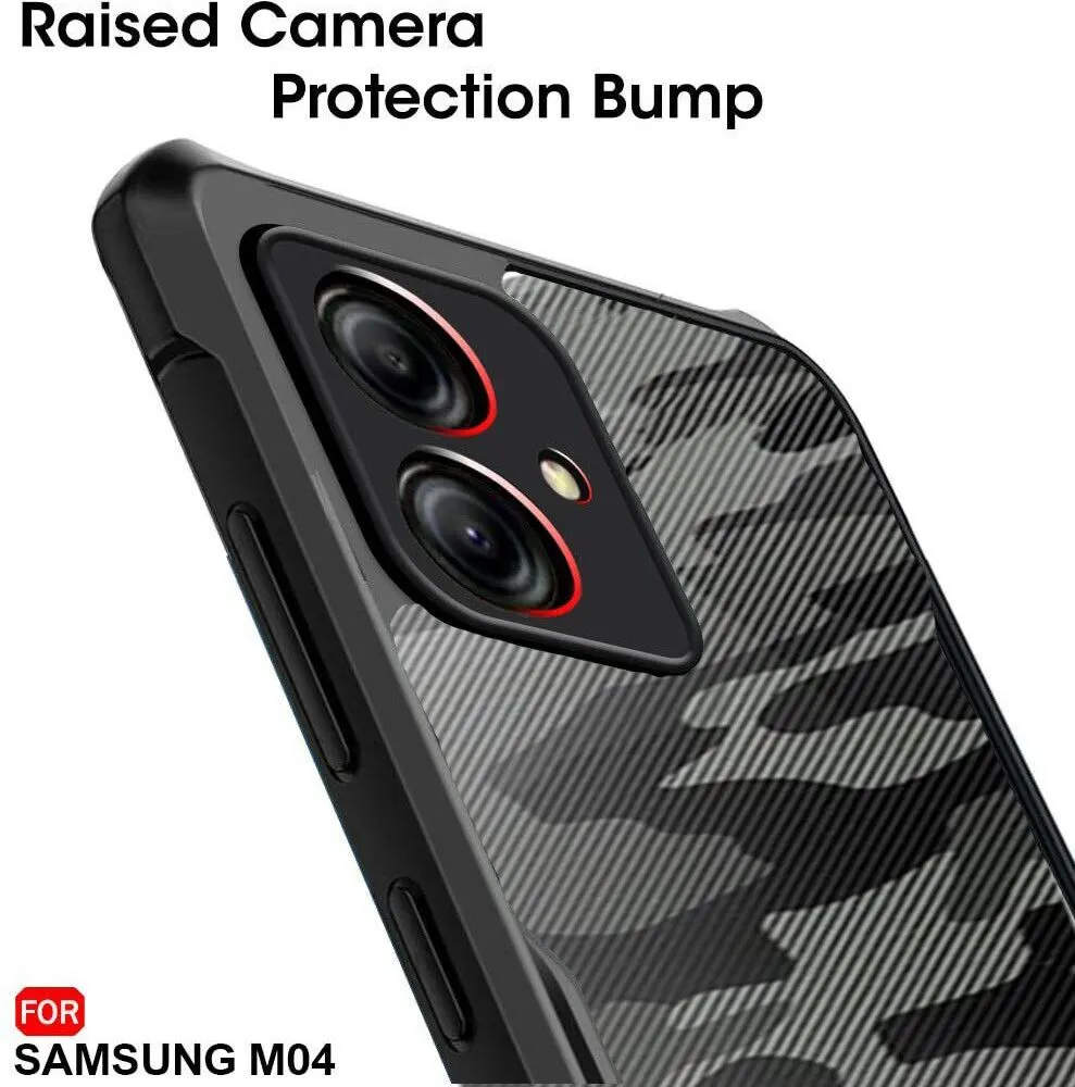Micvir Back Cover for Samsung F04, Samsung M04, Samsung A04e (Transparent, Black, Camera Bump Protector, Pack of: 1) — image 4 of 5