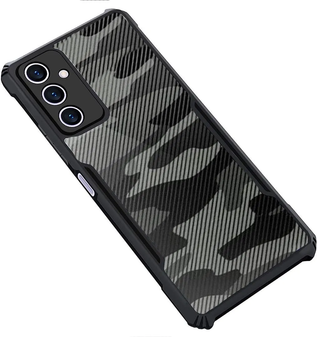 Micvir Back Cover for Samsung Galaxy M54 5G (Black, Silicon, Pack of: 1)