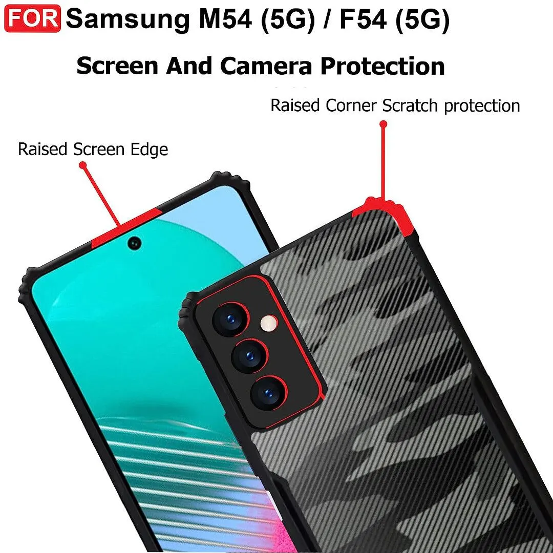 Micvir Back Cover for Samsung Galaxy M54 5G (Black, Silicon, Pack of: 1) — image 4 of 5