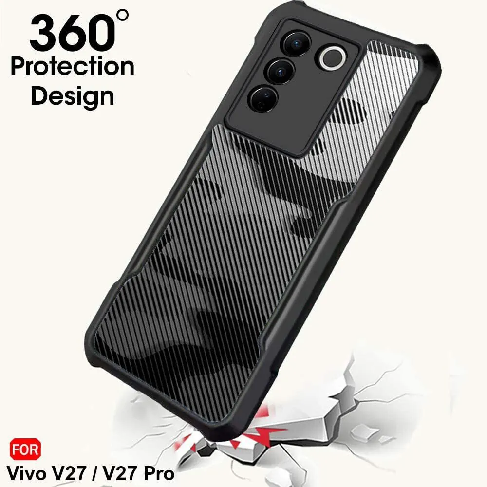 Micvir Back Cover for vivo V27 (Black, Pack of: 1) — image 2 of 5