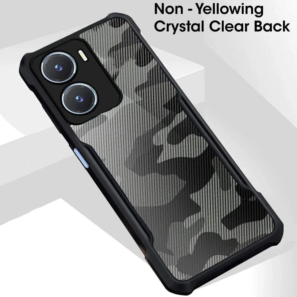 Micvir Back Cover for vivo Y16 (Black, Plastic, Silicon, Pack of: 1) — image 3 of 5