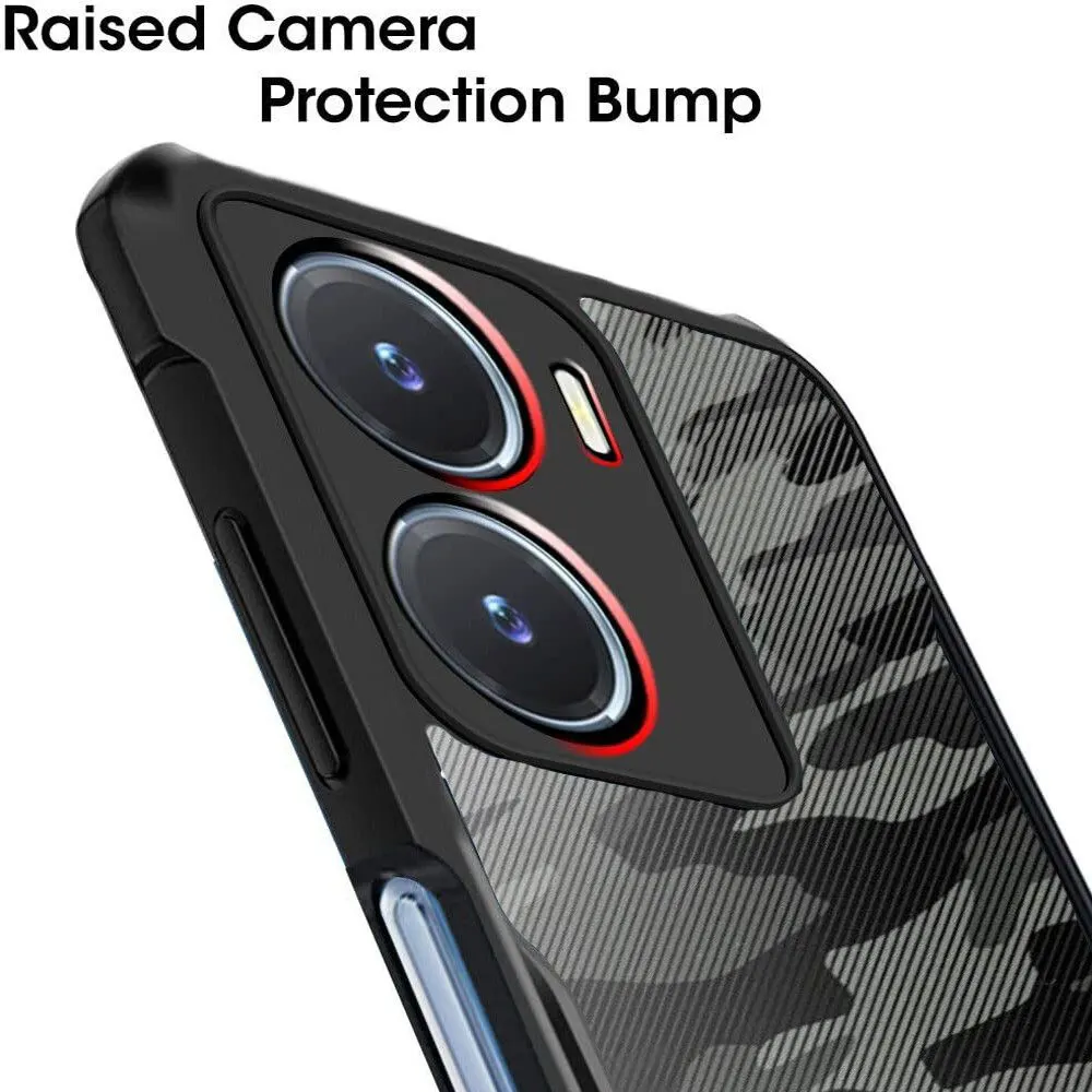 Micvir Back Cover for vivo Y16 (Black, Plastic, Silicon, Pack of: 1) — image 4 of 5