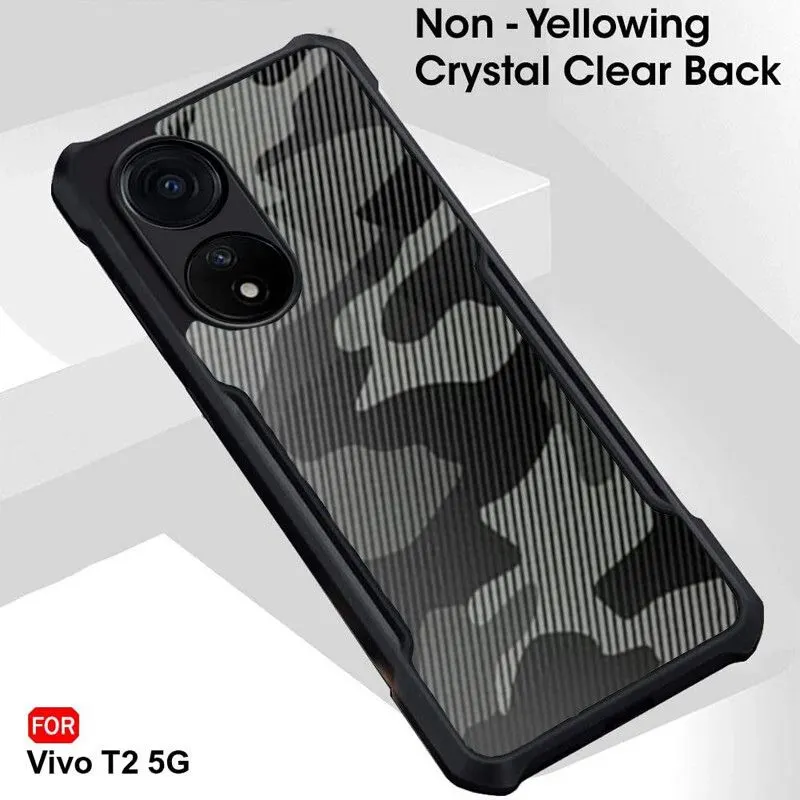 Micvir Back Cover for vivo T2 5G (Black, Pack of: 1) — image 3 of 5