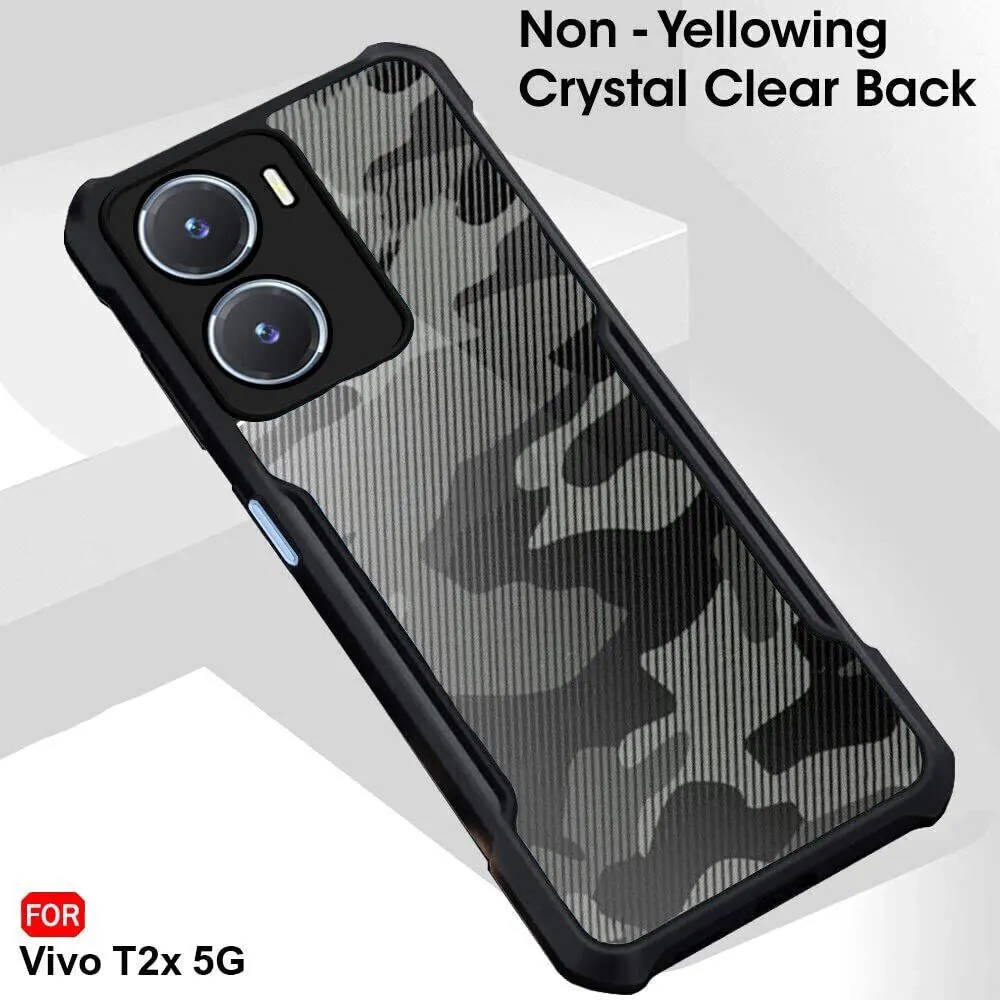 Micvir Back Cover for vivo Y16, Vivo T2x 5G, VIvo Y56 5G (Black, Plastic, Silicon, Pack of: 1) — image 3 of 5