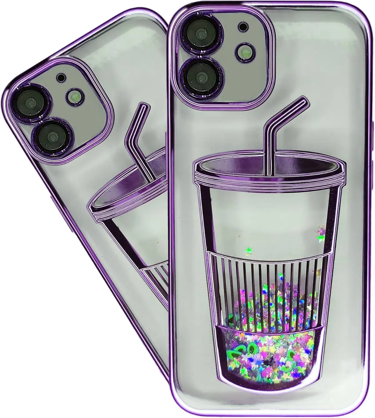 Micvir Back Cover for Apple iPhone 11 (Purple, Dual Protection, Silicon, Pack of: 1)