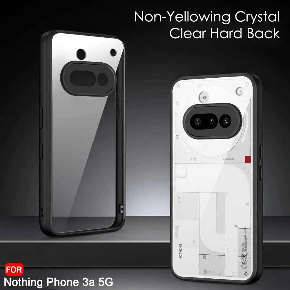 Micvir Back Cover for Nothing Phone (3a) (Transparent, Black, Shock Proof, Pack of: 1) — image 2 of 5