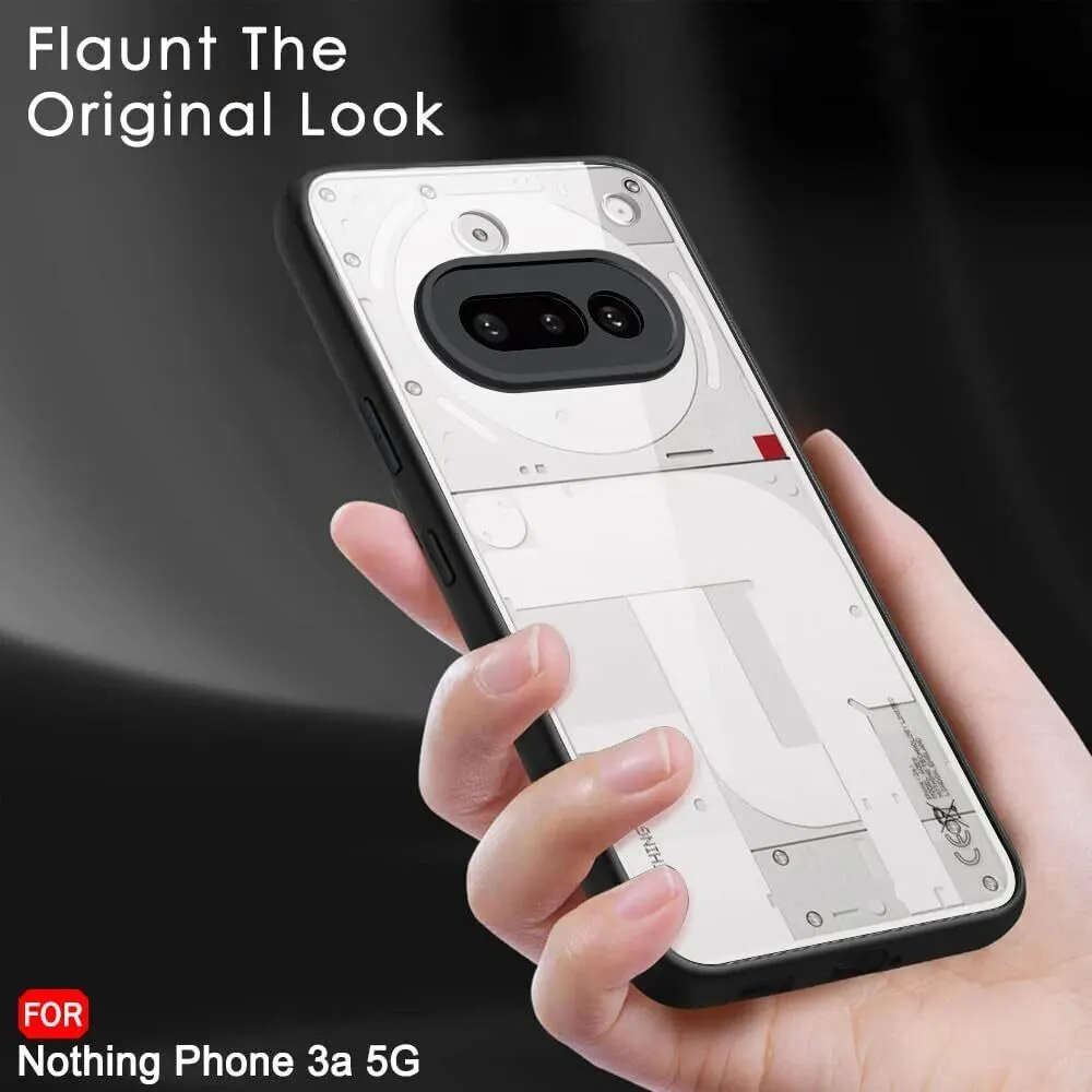 Micvir Back Cover for Nothing Phone (3a) (Transparent, Black, Shock Proof, Pack of: 1) — image 5 of 5