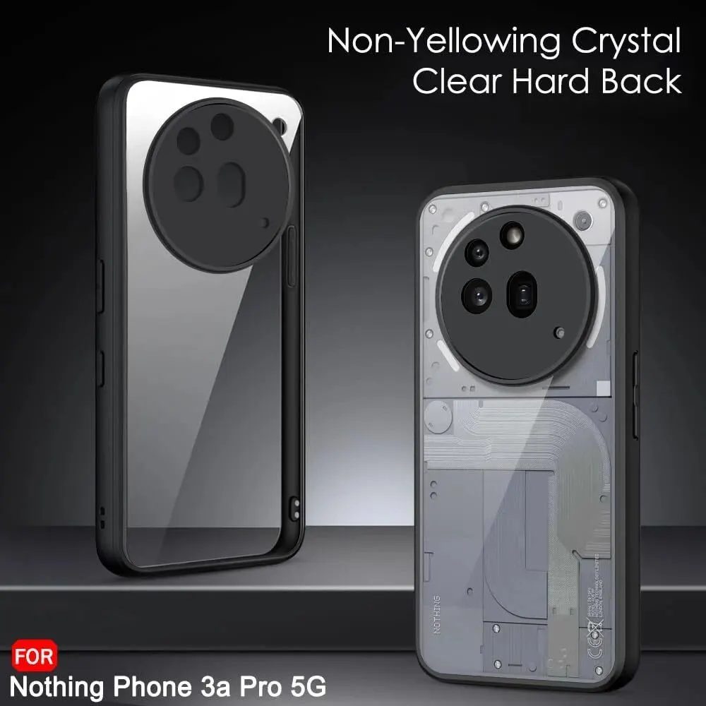 Micvir Back Cover for Nothing Phone (3a) Pro (Transparent, Black, Shock Proof, Pack of: 1) — image 2 of 5