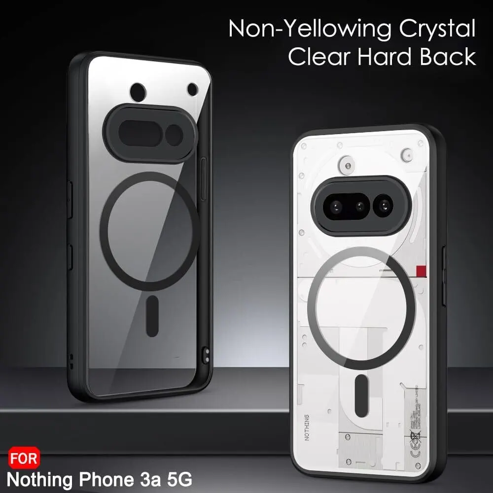 Micvir Back Cover for Nothing Phone (3a) (Transparent, Black, Shock Proof, Pack of: 1) — image 2 of 5