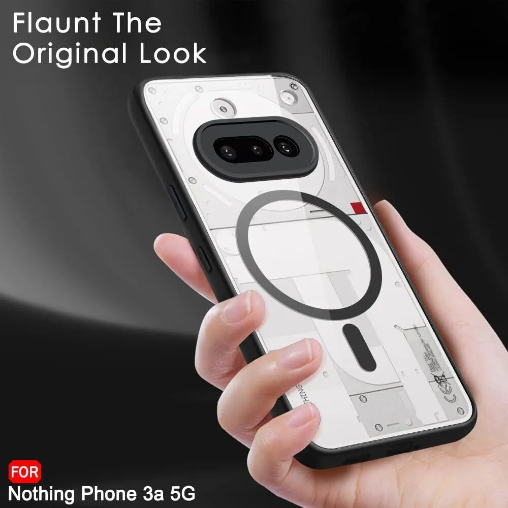 Micvir Back Cover for Nothing Phone (3a) (Transparent, Black, Shock Proof, Pack of: 1) — image 5 of 5