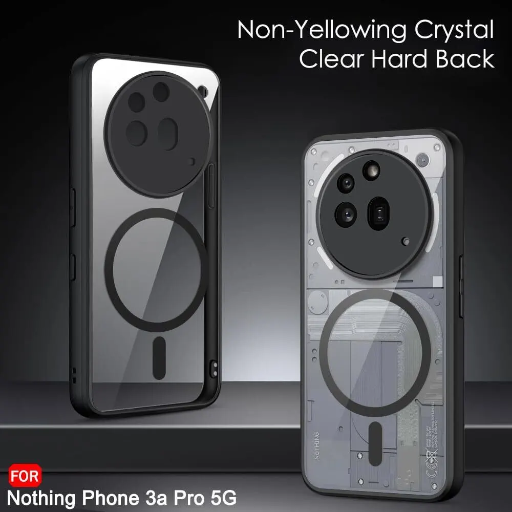Micvir Back Cover for Nothing Phone (3a) Pro (Transparent, Black, Shock Proof, Pack of: 1) — image 2 of 5