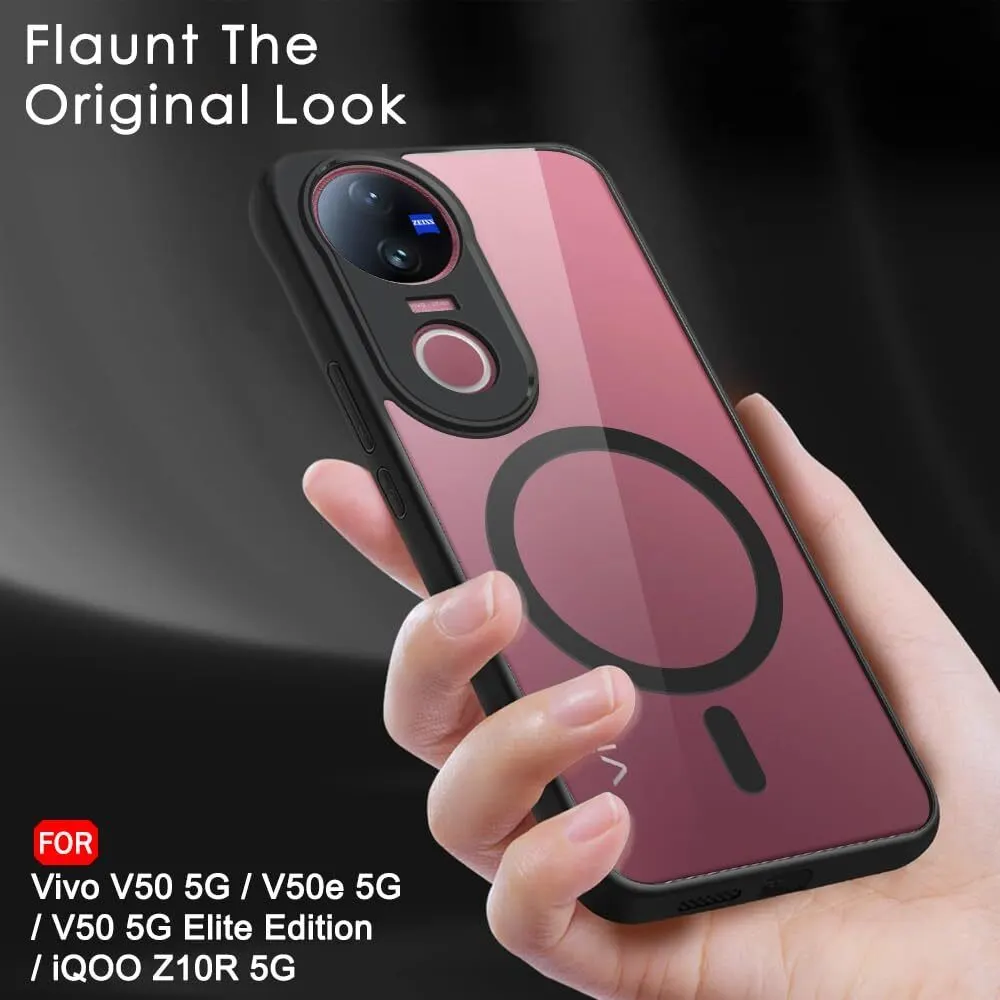 Micvir Back Cover for Vivo T4R 5G (Transparent, Black, Shock Proof, Pack of: 1) — image 5 of 5