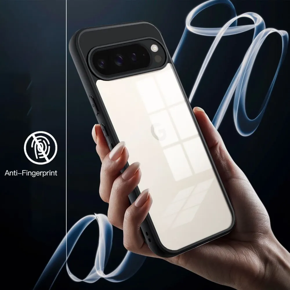 Micvir Back Cover for Google Pixel 10 Pro XL (Transparent, Black, Shock Proof, Pack of: 1) — image 2 of 5