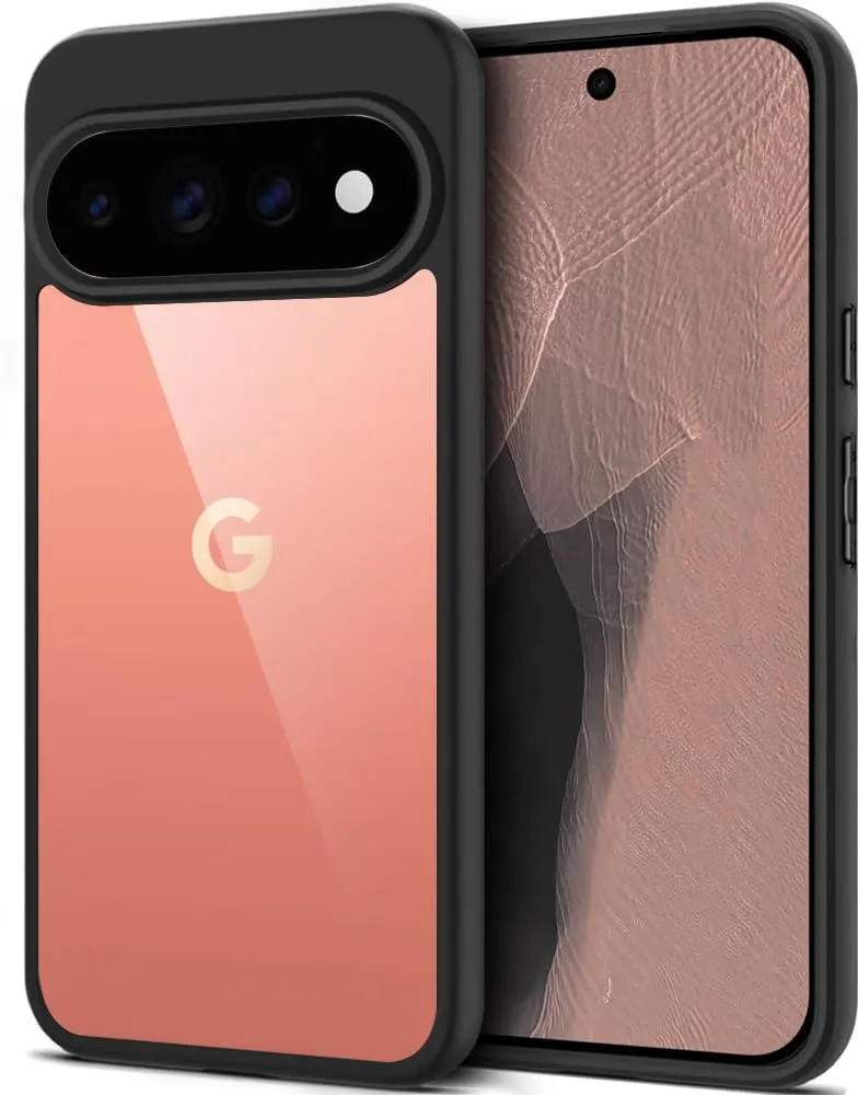 Xolia Back Cover for Google Pixel 11 Pro XL (Transparent, Black, Shock Proof, Plastic, Silicon, Pack of: 1)