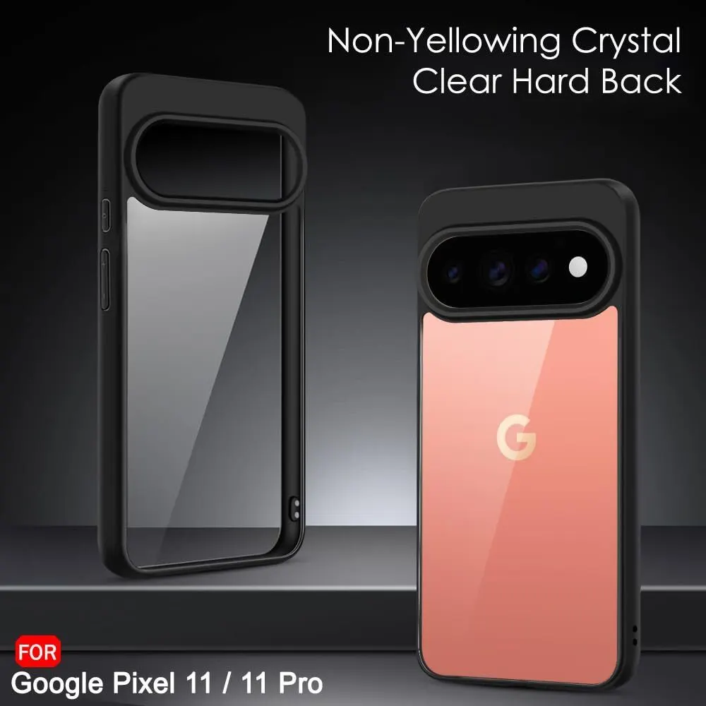 Xolia Back Cover for Google Pixel 11 Pro (Transparent, Black, Shock Proof, Plastic, Silicon, Pack of: 1) — image 3 of 5