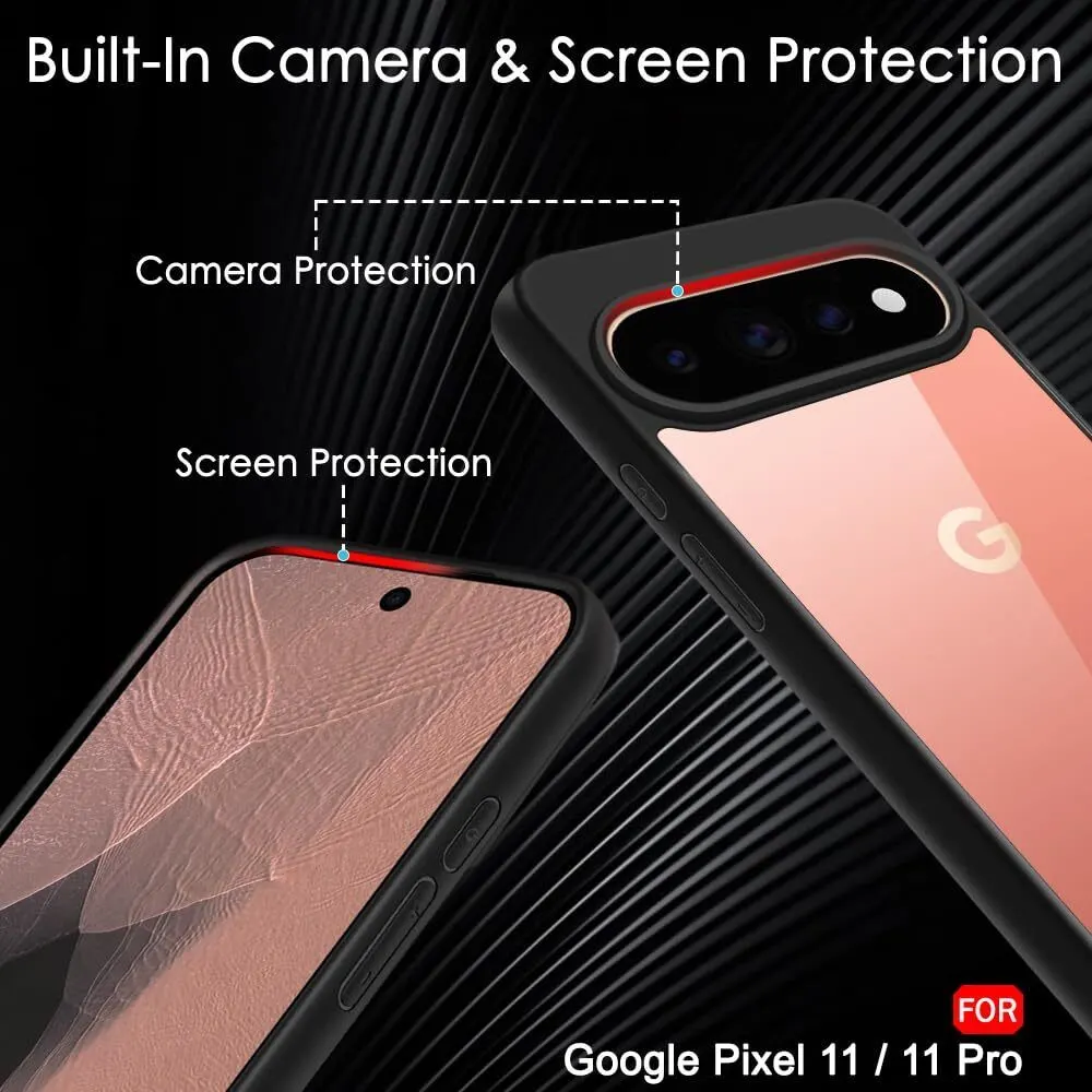 Xolia Back Cover for Google Pixel 11 Pro (Transparent, Black, Shock Proof, Plastic, Silicon, Pack of: 1) — image 4 of 5