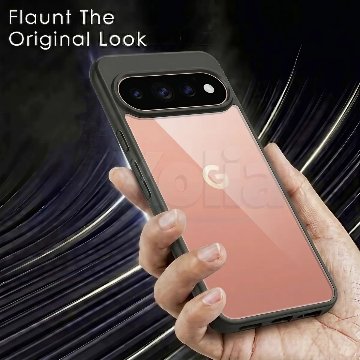 Xolia Back Cover for Google Pixel 11 (Transparent, Black, Shock Proof, Plastic, Silicon, Pack of: 1) — image 4 of 4