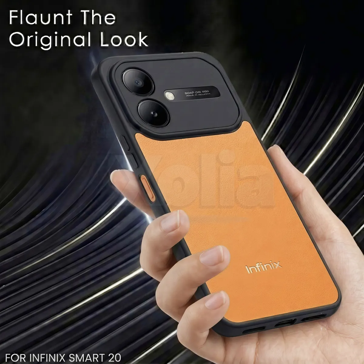 Xolia Back Cover for Infinix Smart 20 5G (Transparent, Black, Shock Proof, Plastic, Silicon, Pack of: 1) — image 4 of 4