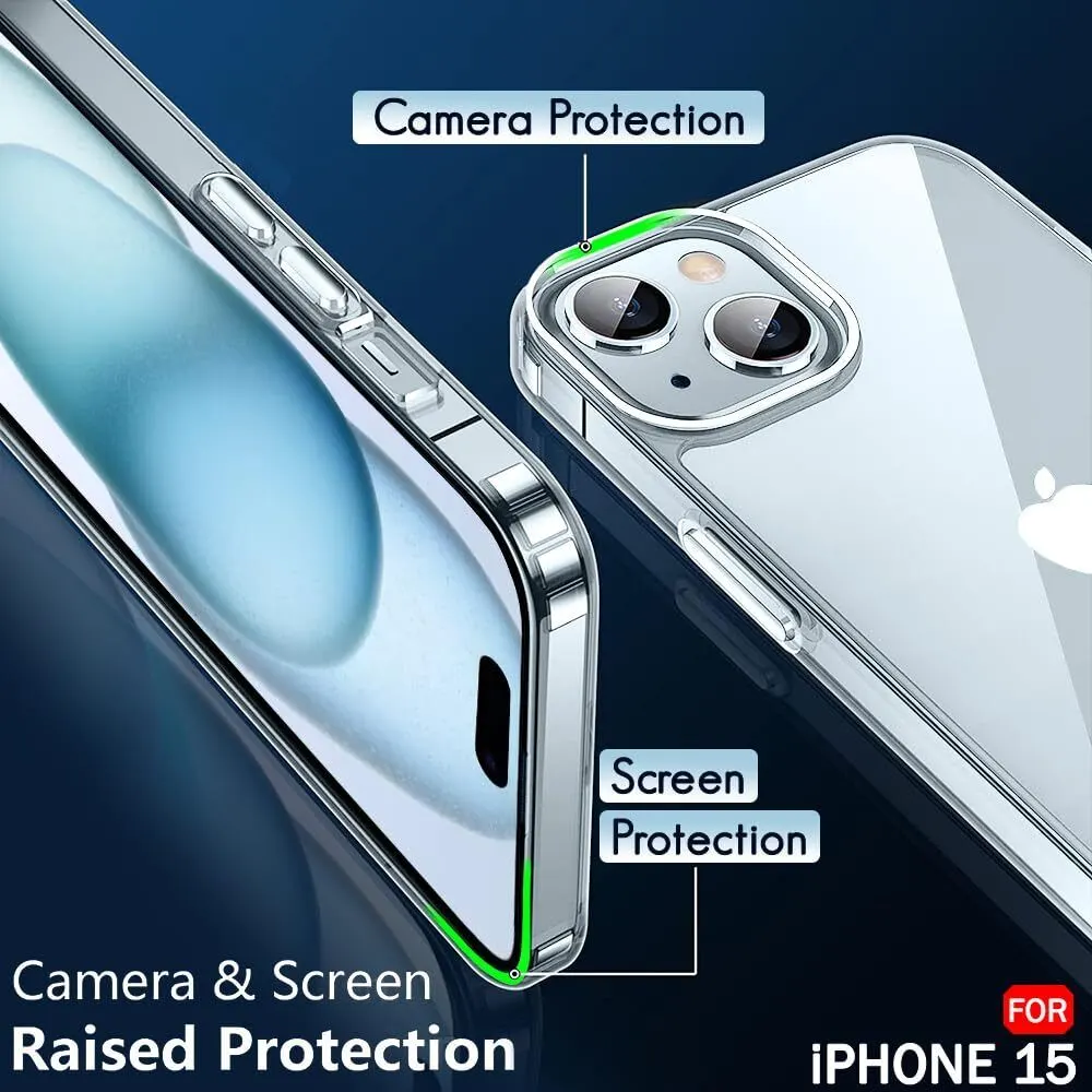 Micvir Back Cover for Apple iphone 15 (Transparent, Magsafe, Pack of: 1) — image 2 of 5