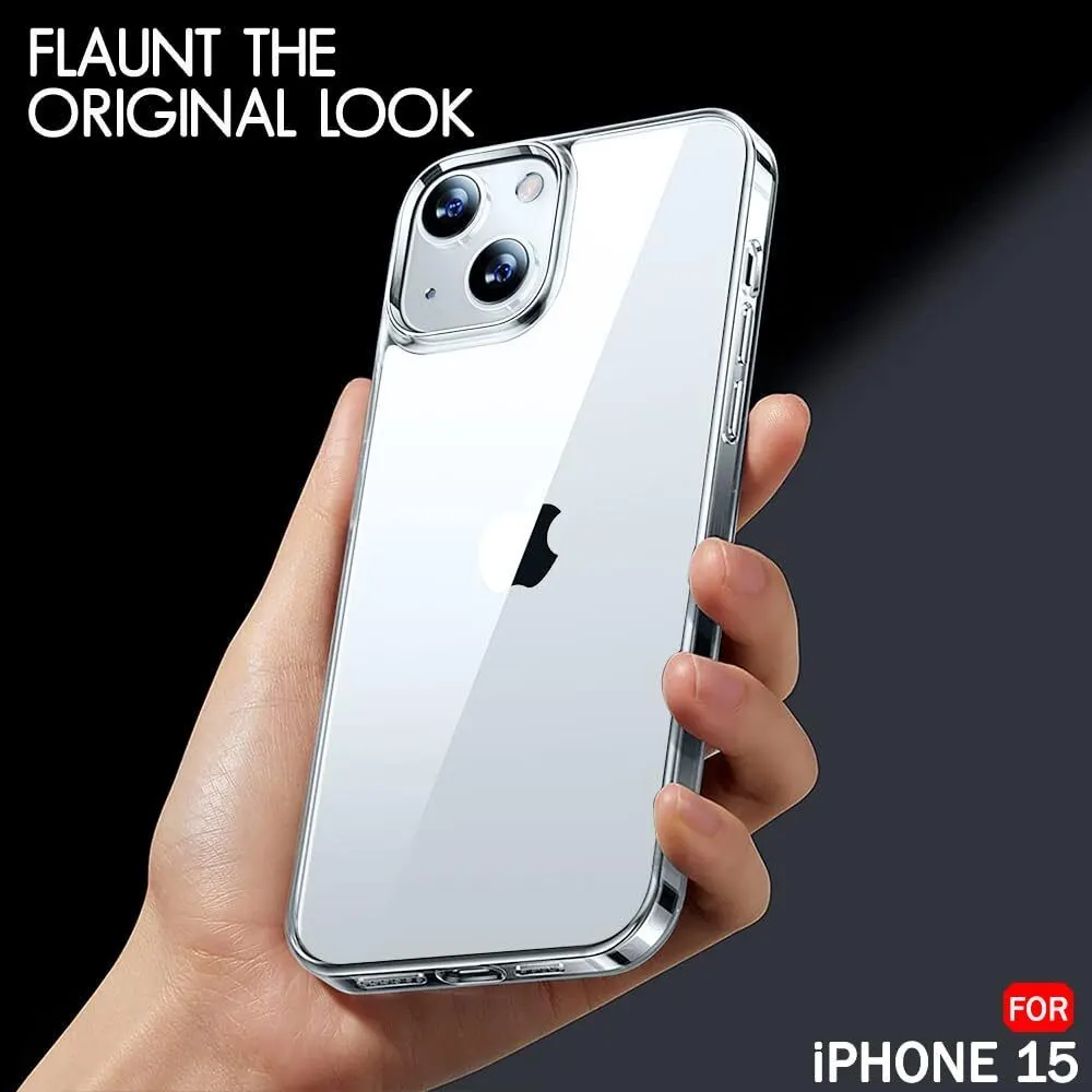 Micvir Back Cover for Apple iphone 15 (Transparent, Magsafe, Pack of: 1) — image 4 of 5