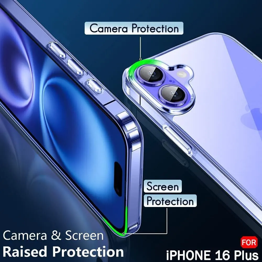 Micvir Back Cover for Apple iPhone 16 Plus (Transparent, Magsafe, Pack of: 1) — image 3 of 5