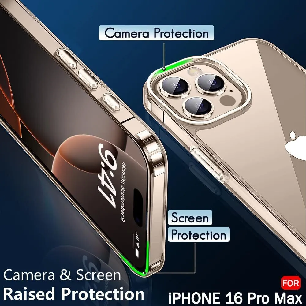 Micvir Back Cover for Apple iPhone 16 Pro Max (Transparent, Magsafe, Pack of: 1) — image 2 of 5