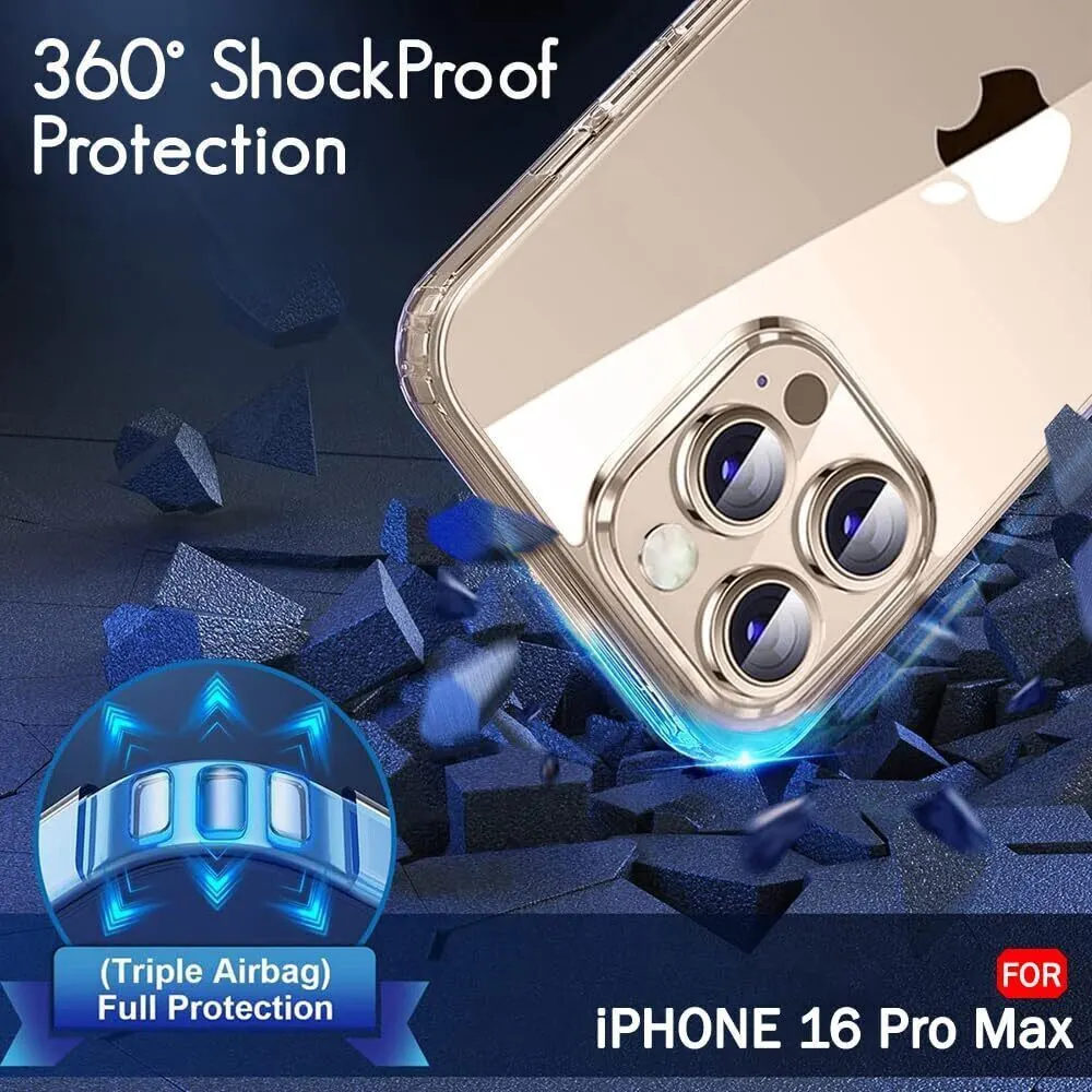 Micvir Back Cover for Apple iPhone 16 Pro Max (Transparent, Magsafe, Pack of: 1) — image 3 of 5