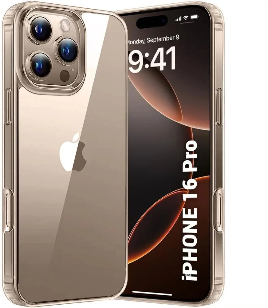 Micvir Back Cover for Apple iPhone 16 Pro (Transparent, Magsafe, Pack of: 1)