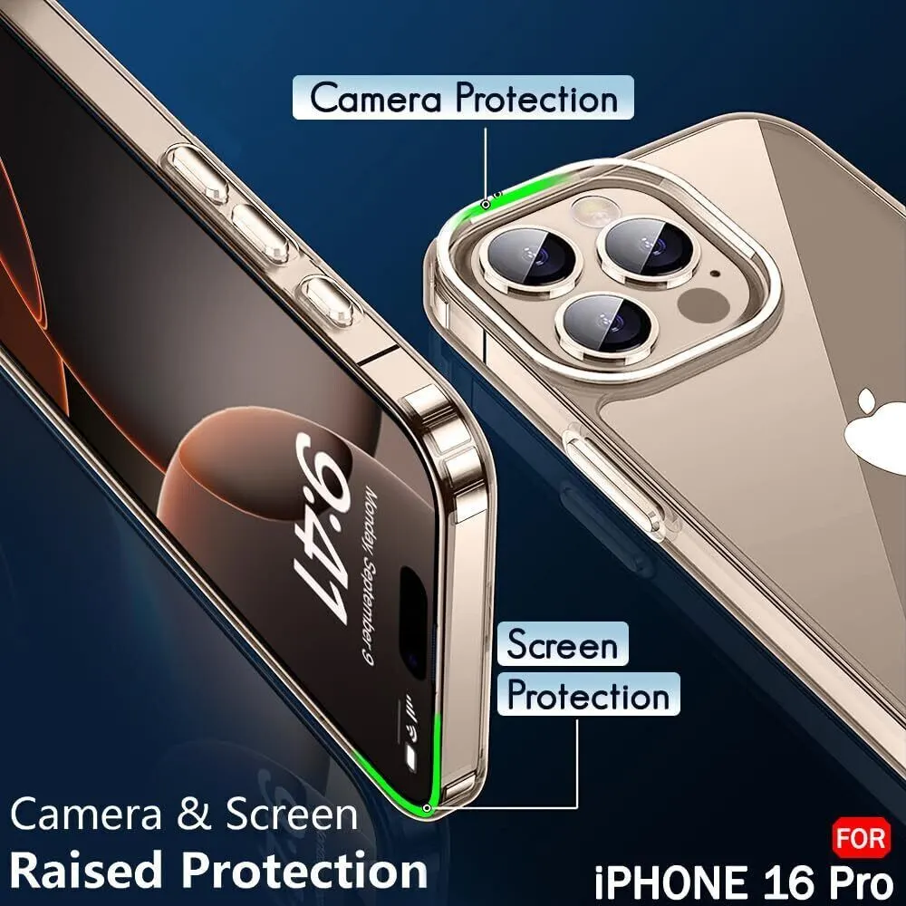 Micvir Back Cover for Apple iPhone 16 Pro (Transparent, Magsafe, Pack of: 1) — image 2 of 5
