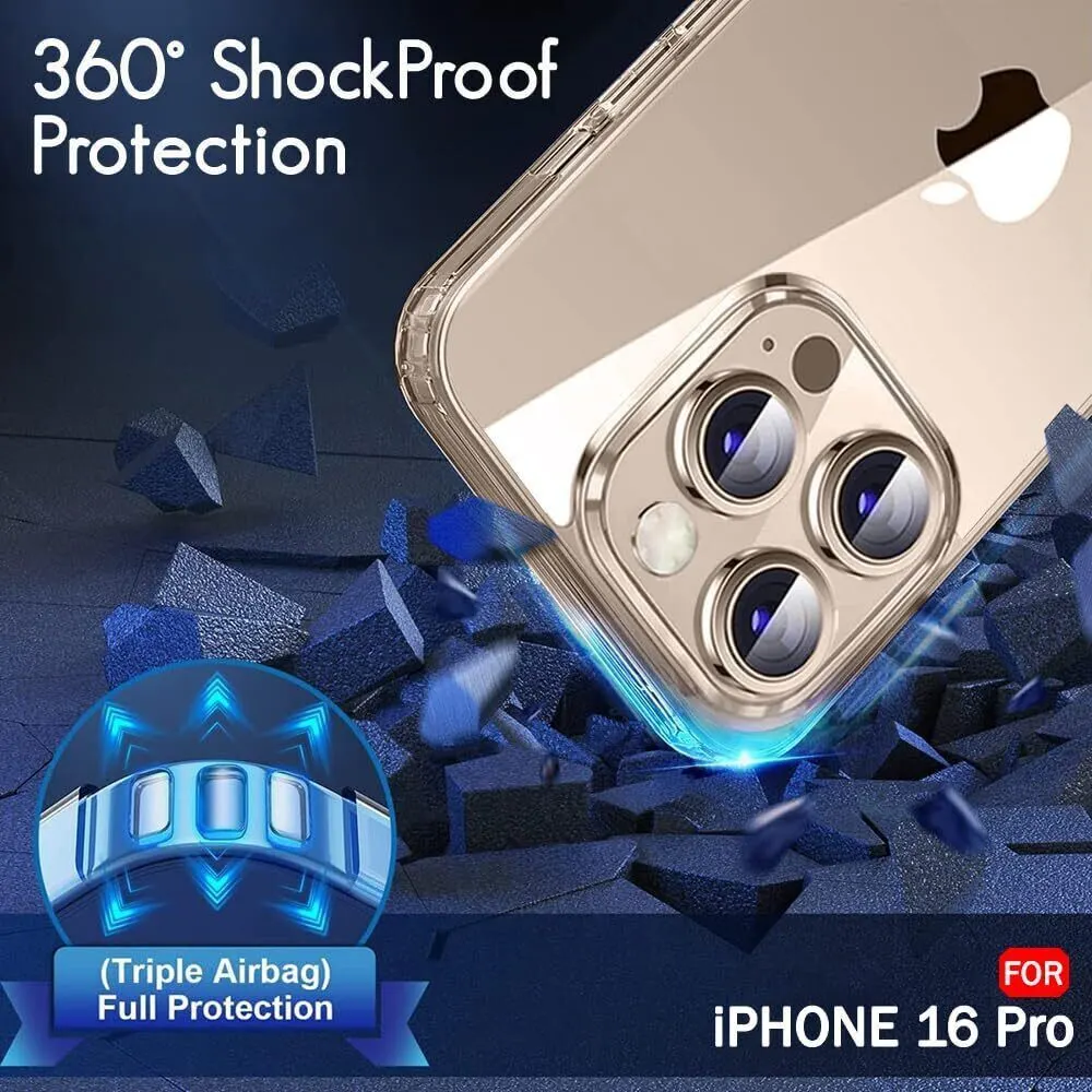 Micvir Back Cover for Apple iPhone 16 Pro (Transparent, Magsafe, Pack of: 1) — image 3 of 5