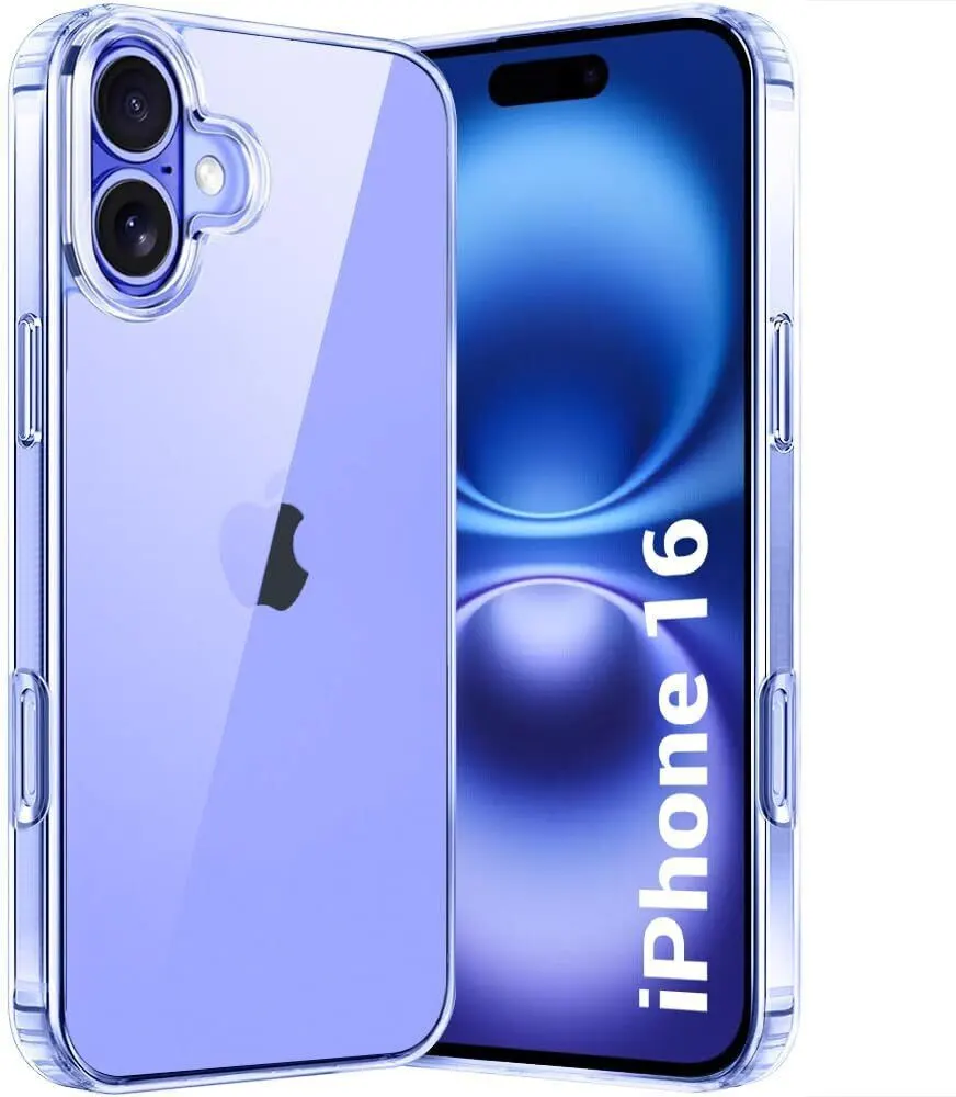 Micvir Back Cover for Apple iPhone 16 (Transparent, Magsafe, Pack of: 1)