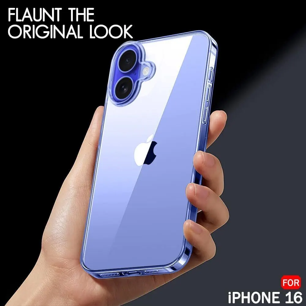 Micvir Back Cover for Apple iPhone 16 (Transparent, Magsafe, Pack of: 1) — image 4 of 5