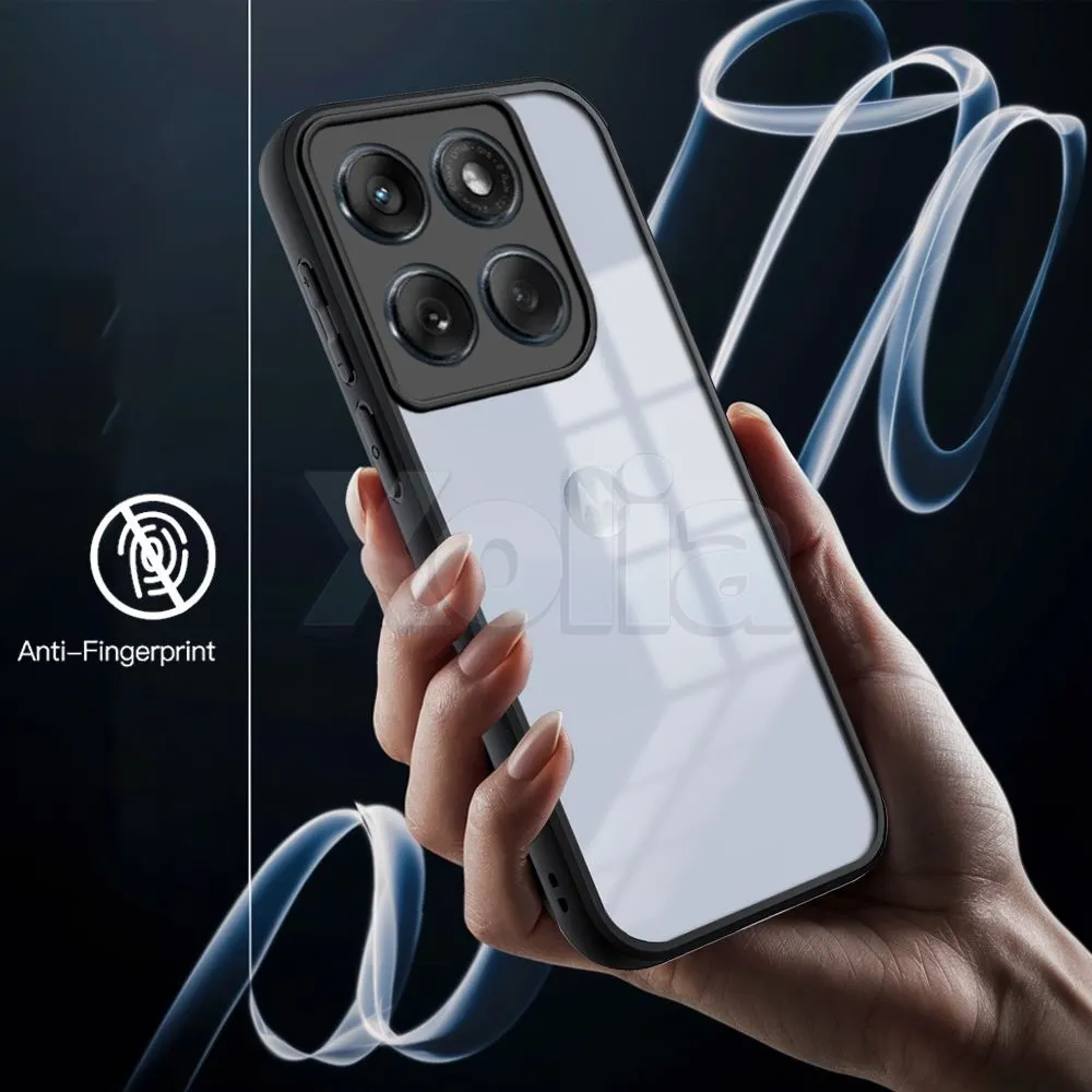 Xolia Back Cover for Motorola Edge 70 5G (Transparent, Black, Shock Proof, Pack of: 1) — image 2 of 5