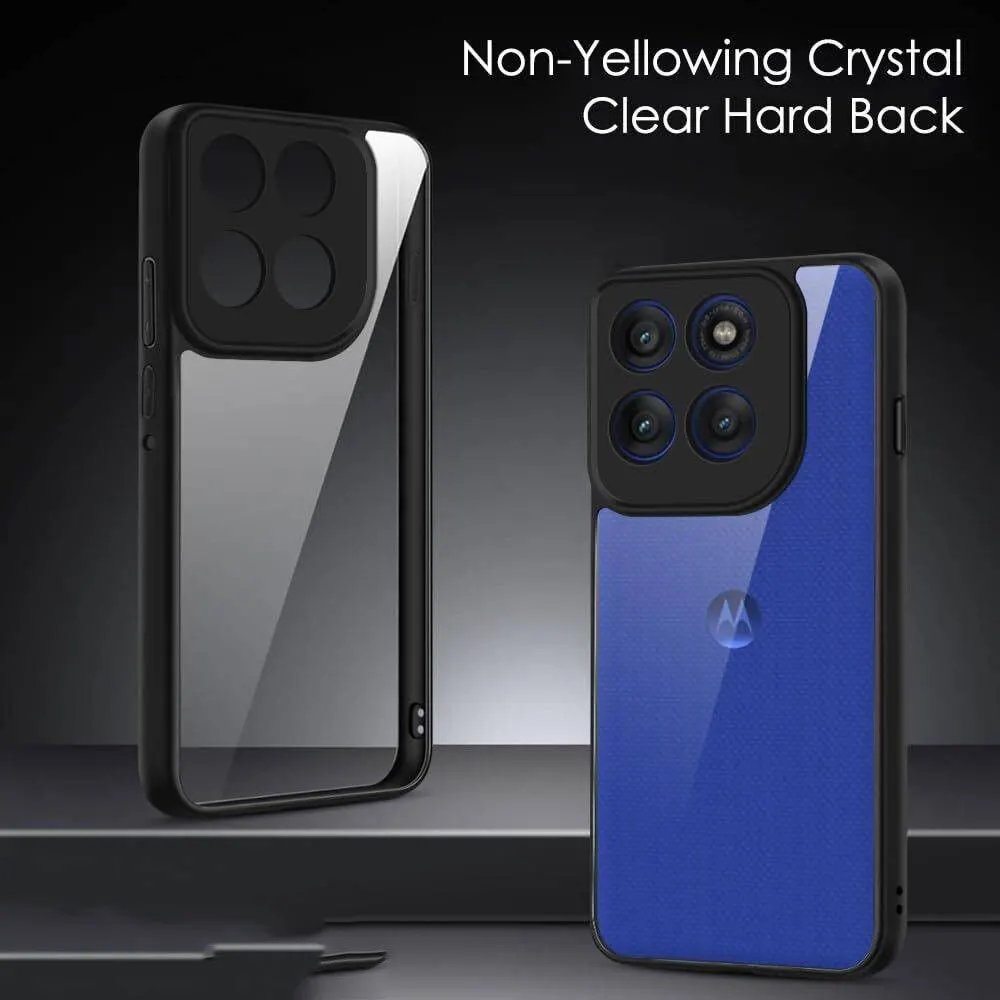 Micvir Back Cover for Motorola Moto G56 5G (Transparent, Black, Shock Proof, Pack of: 1) — image 2 of 5