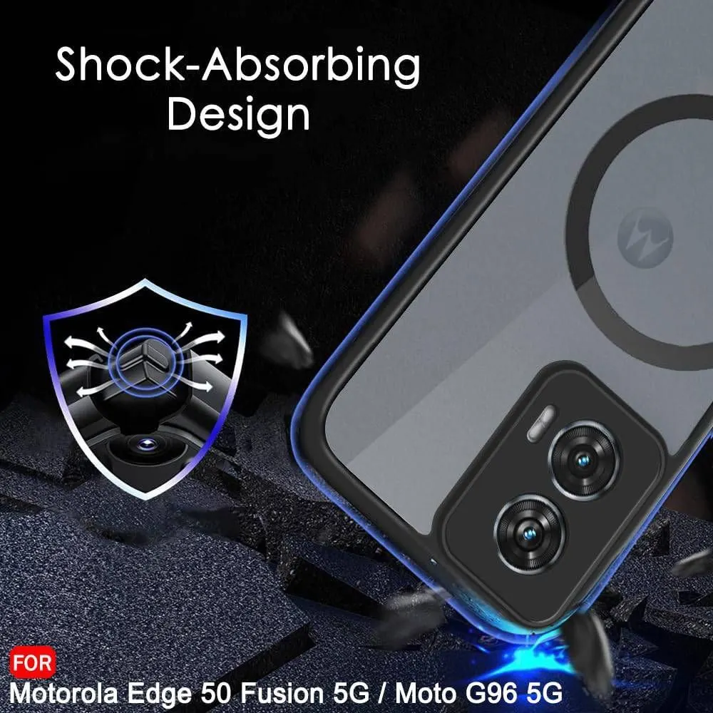 Micvir Back Cover for MOTOROLA G85 5G (Black, Shock Proof, Plastic, Silicon, Pack of: 1) — image 4 of 5