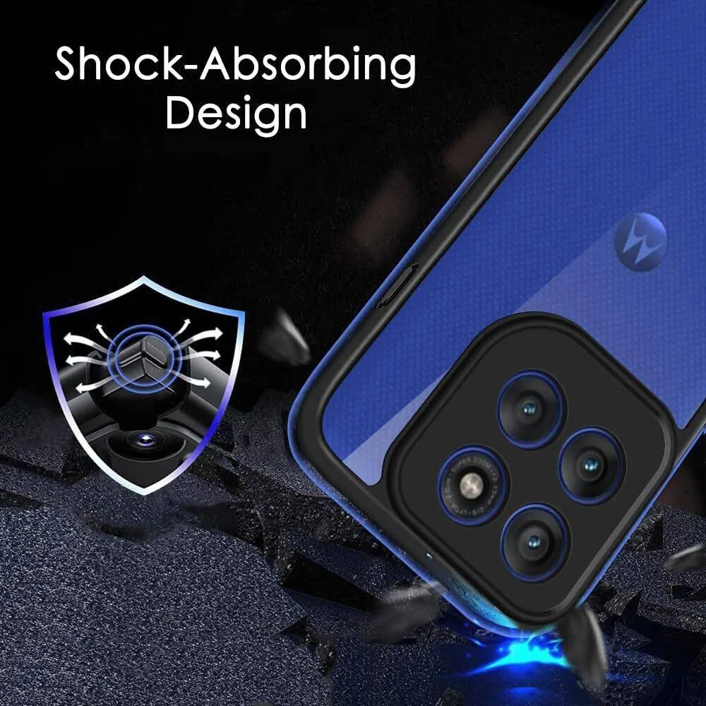 Micvir Back Cover for Motorola Moto G86 Power 5G (Transparent, Black, Shock Proof, Pack of: 1) — image 4 of 5