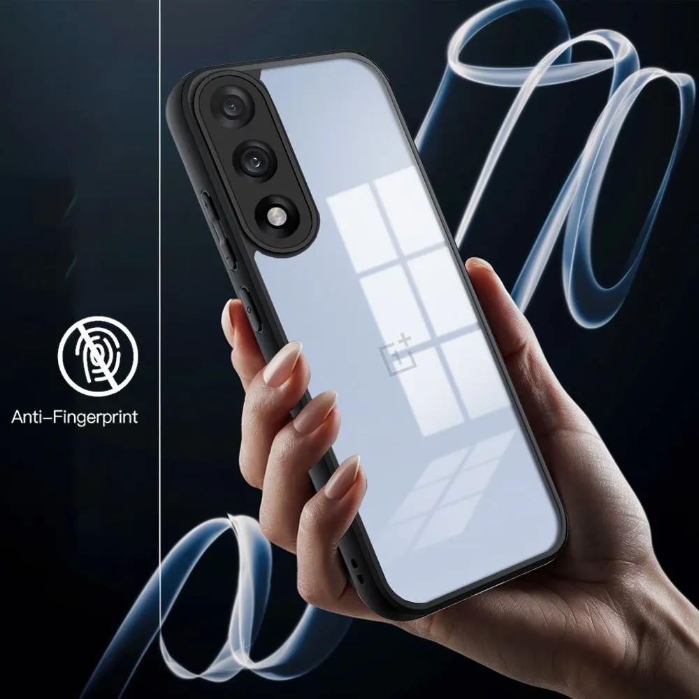 Micvir Back Cover for OnePlus Nord 5 (Transparent, Black, Shock Proof, Pack of: 1) — image 2 of 5