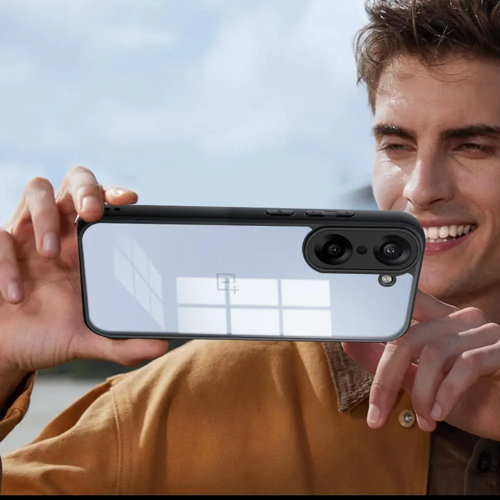 Micvir Back Cover for OnePlus Nord Ce 5 (Transparent, Black, Shock Proof, Plastic, Silicon, Pack of: 1) — image 5 of 5
