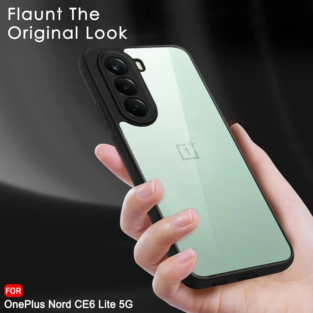 Xolia Back Cover for OnePlus Nord CE 6 Lite 5G (Transparent, Black, Shock Proof, Plastic, Silicon, Pack of: 1) — image 5 of 5