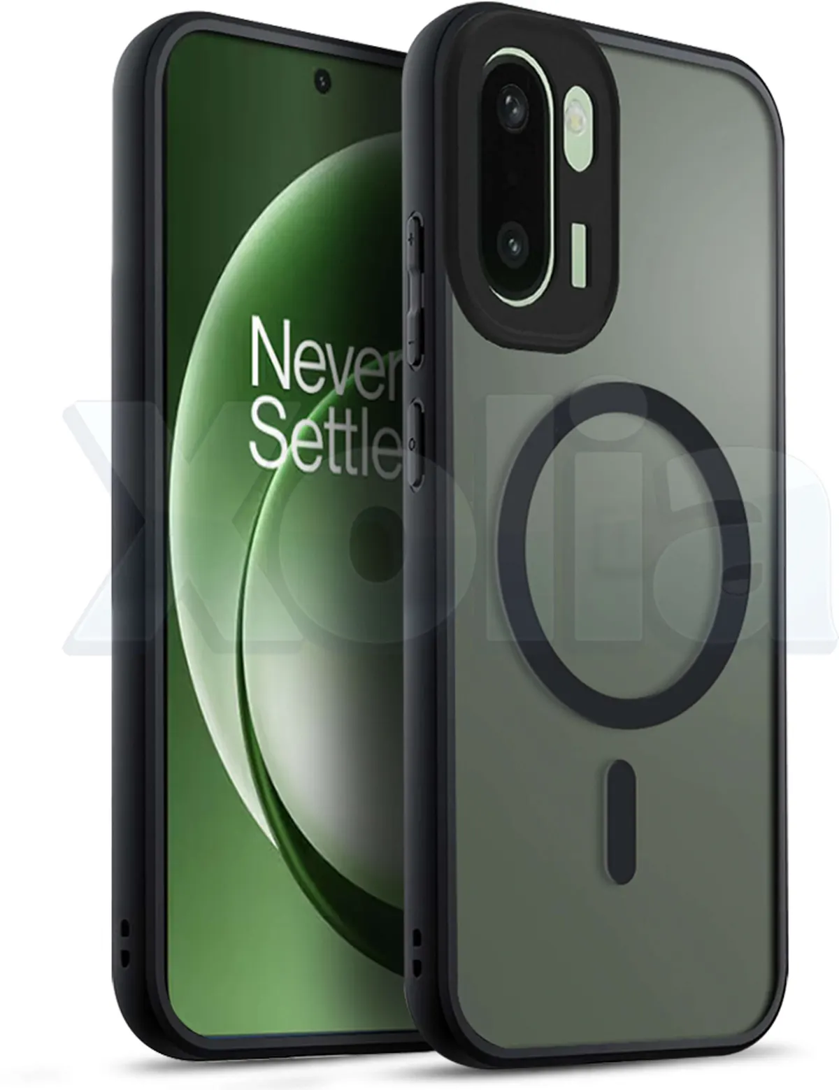 Xolia Back Cover for OnePlus 15r 5G (Black, Shock Proof, Plastic, Pack of: 1)
