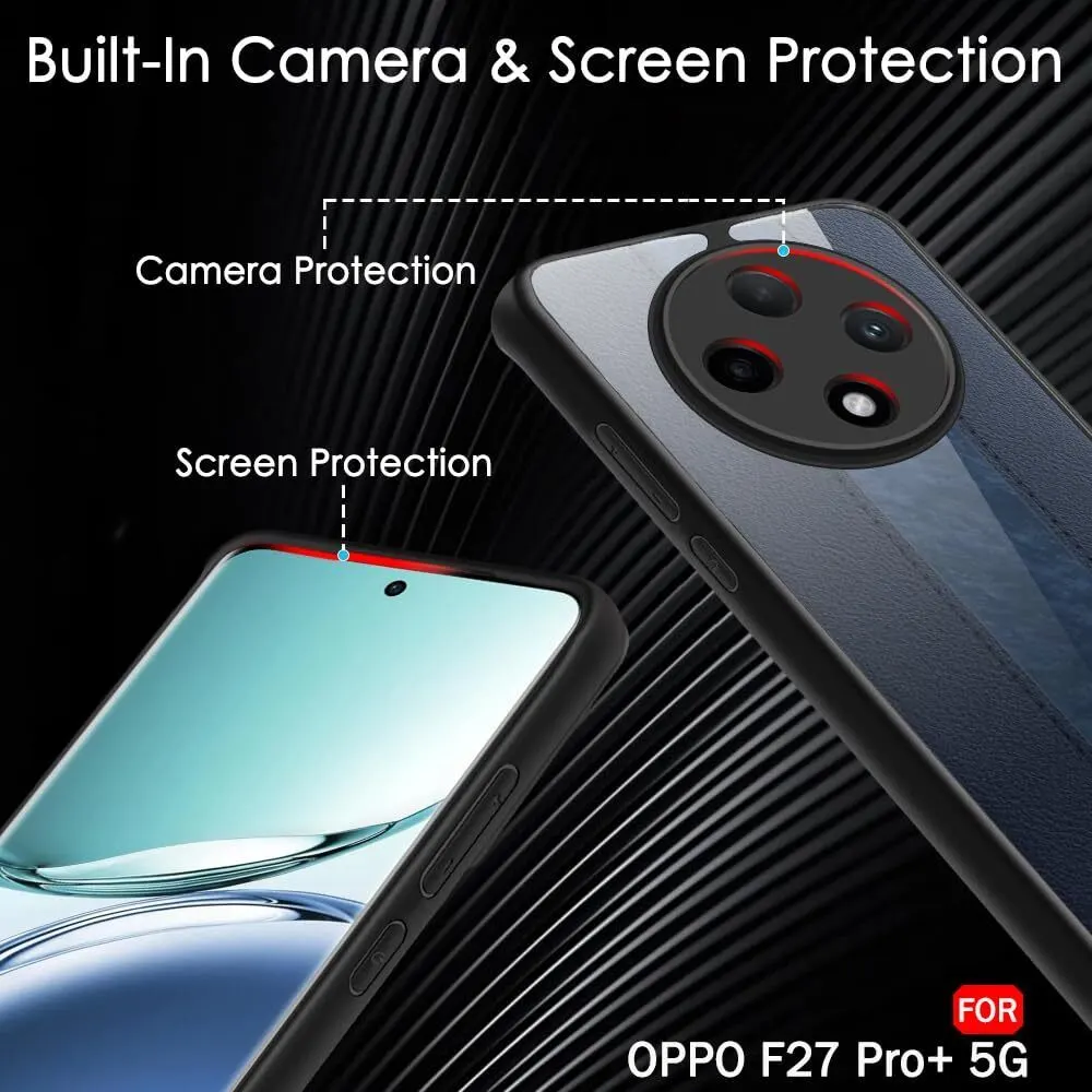 Micvir Back Cover for OPPO F27 Pro Plus 5G (Transparent, Black, Shock Proof, Plastic, Silicon, Pack of: 1) — image 3 of 5