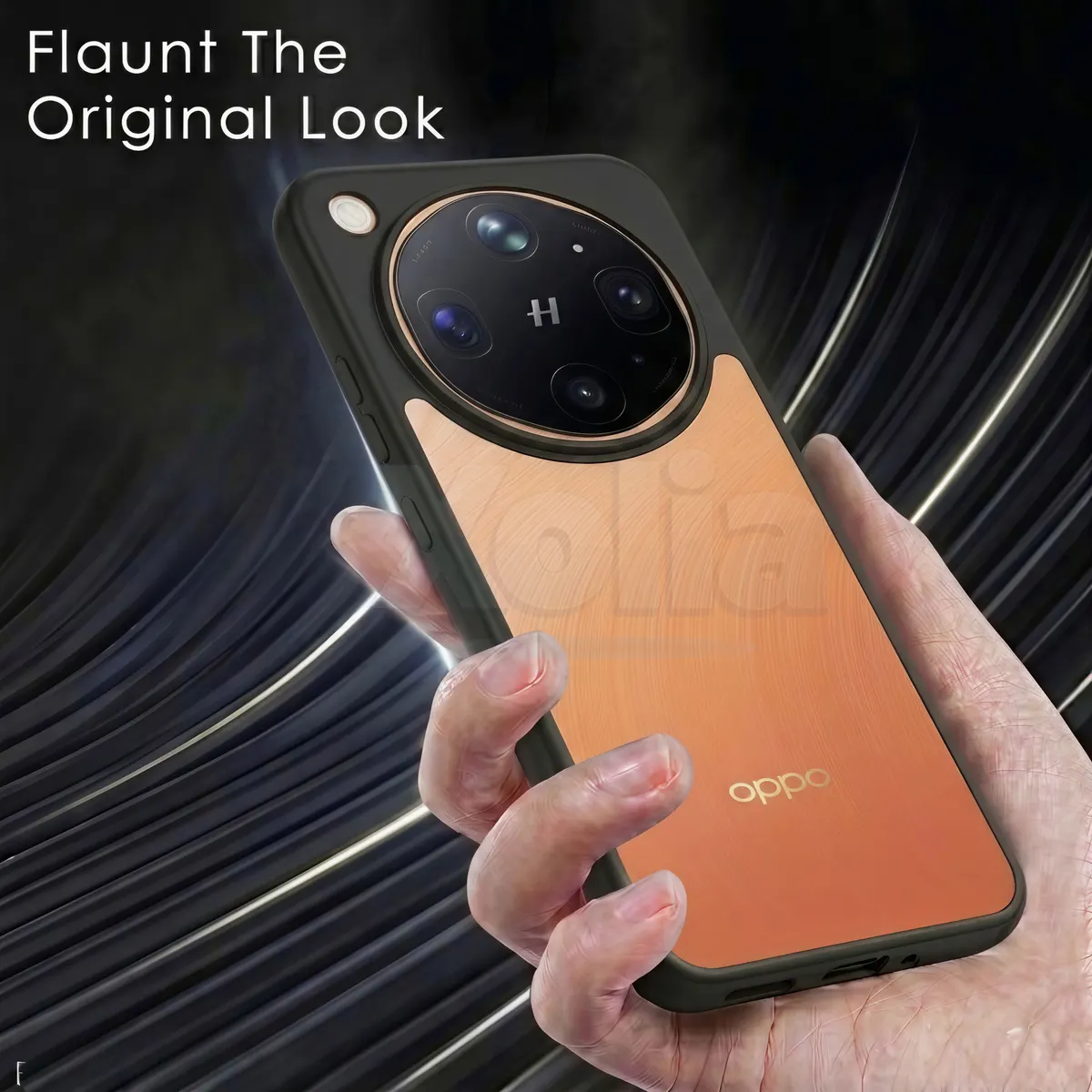Xolia Back Cover for OPPO Find X9 Ultra 5G (Transparent, Black, Shock Proof, Plastic, Silicon, Pack of: 1) — image 4 of 4